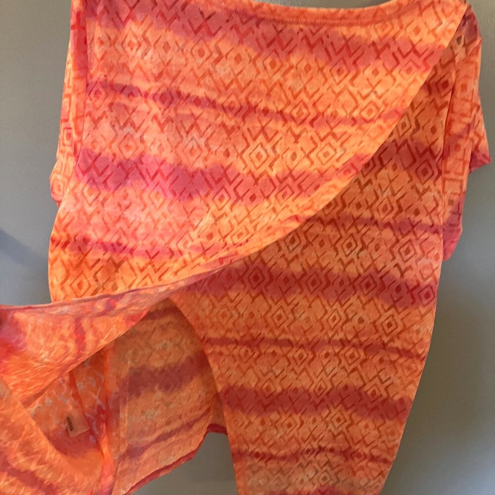 Exertek Womens Petite Open Back Athletic Top Pink/Orange Size PXL NWT - Picture 6 of 7